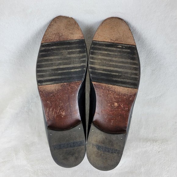 Florsheim Barletta Mens Black Woven Tassel Leather Slip-On Loafer 9.5 Italy Made main image 4